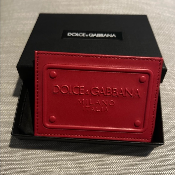 Dolce & Gabbana Red Card Holder - Picture 1 of 2